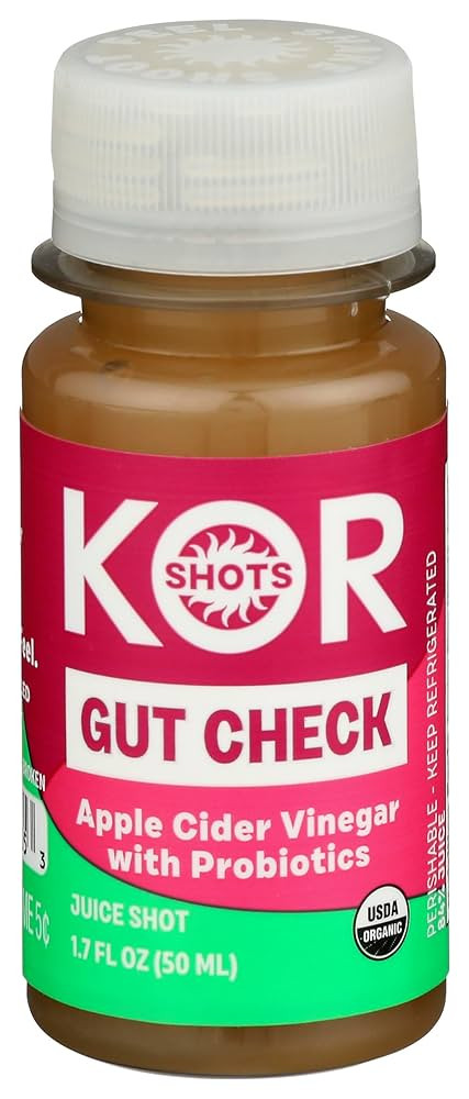 Kor Shot Apple Cider Vinegar Probiotic Shot | Amazon (US)