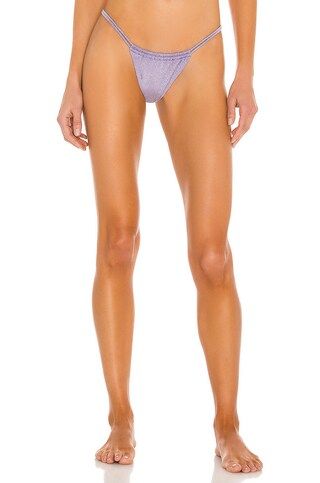 Montce Swim Brasil Bikini Bottom in Lilac Sparkle from Revolve.com | Revolve Clothing (Global)