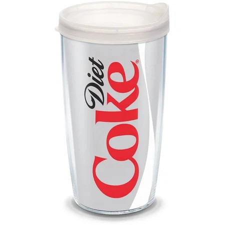 Tervis Coca-Cola - Diet Coke Can Made in USA Double Walled Insulated Tumbler Travel Cup Keeps Drinks Cold & Hot, 16oz, Lidded | Walmart (US)