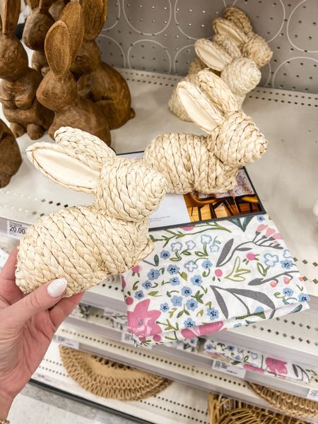Easter Spring and Bunny decorations from target! Under $10! Love these for tablescapes and decorating! 

#LTKhome #LTKunder50