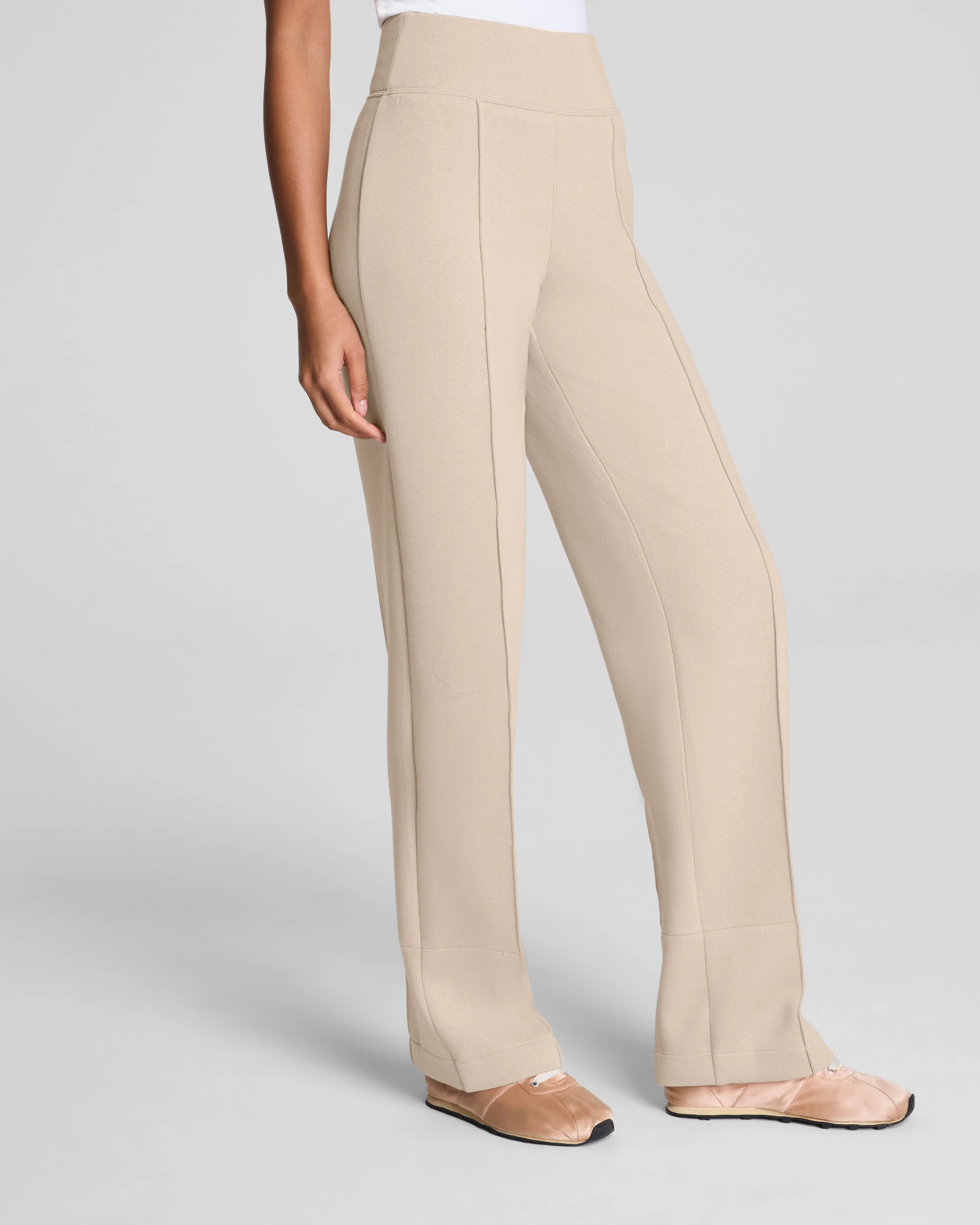 AirEssentials Straight Leg Pants | Luxe Shimmer Lounge | SPANX | Spanx