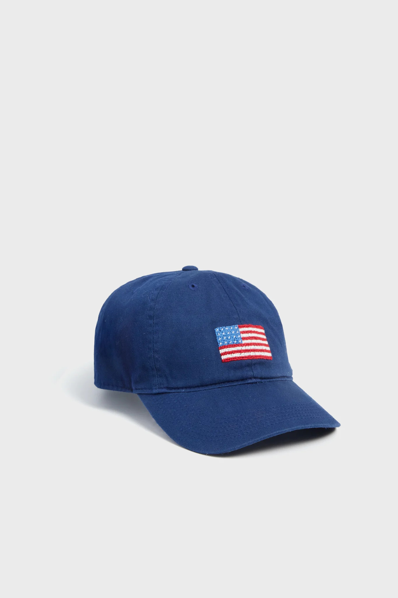 Navy American Flag Needlepoint Children's Hat | Tuckernuck (US)