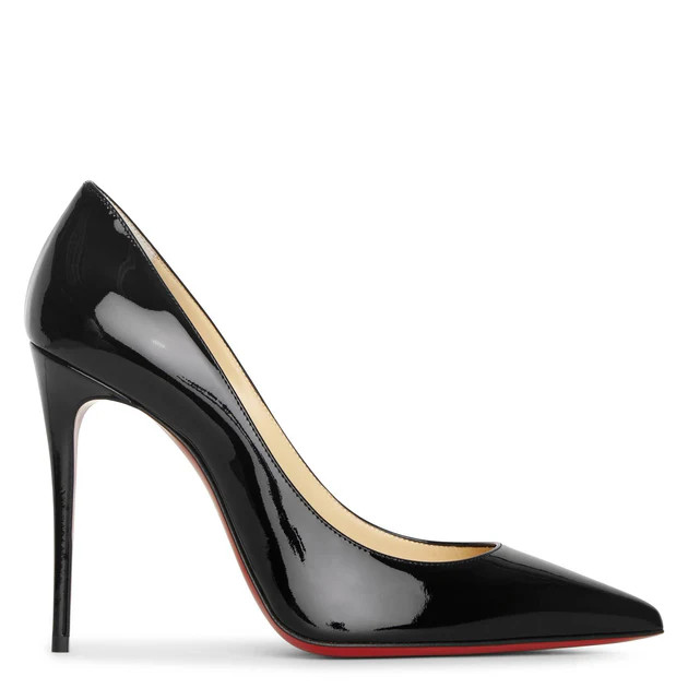 Kate 100 black patent pumps | Shop Savannahs (US)