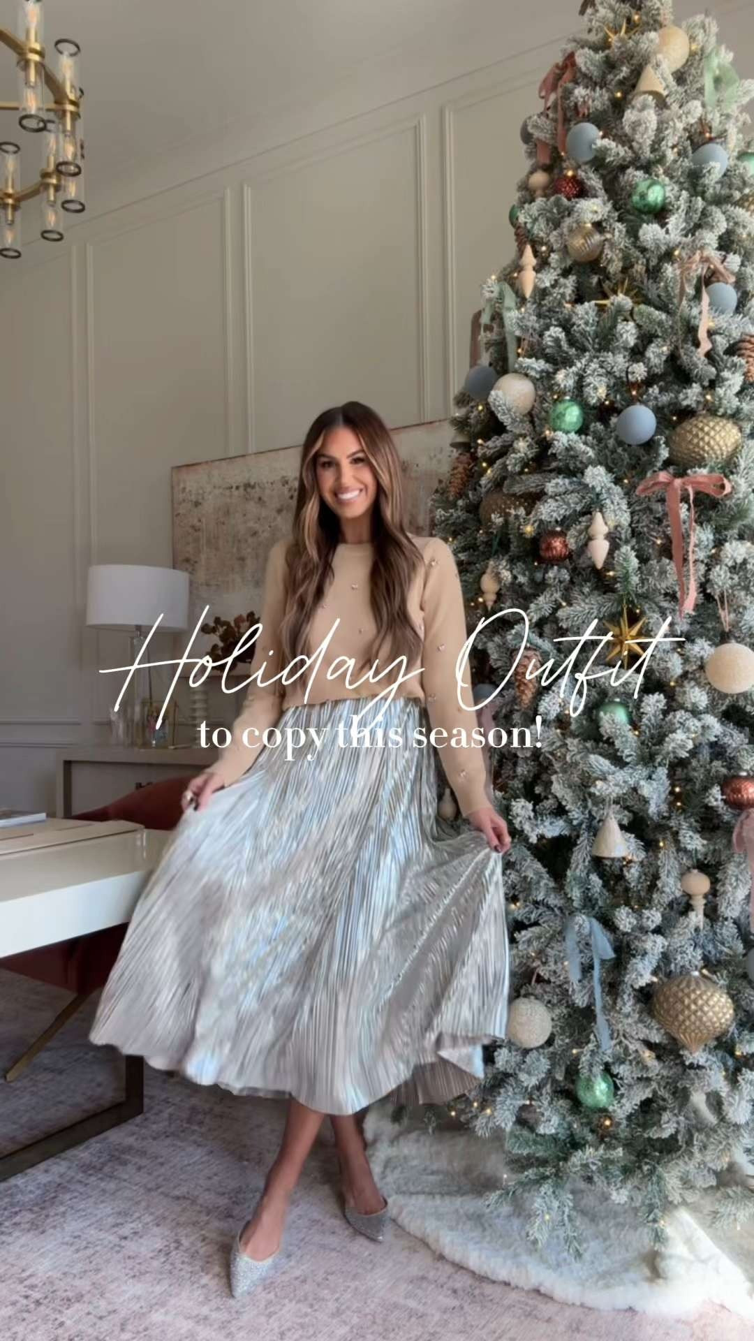 the cutest holiday outfit idea from Macy's! 

Wearing a size small in the sweater and skirt & a medium in the coat 🫶🏼

@macys #macyspartner  

 

#LTKStyleTip #LTKSeasonal #LTKHoliday