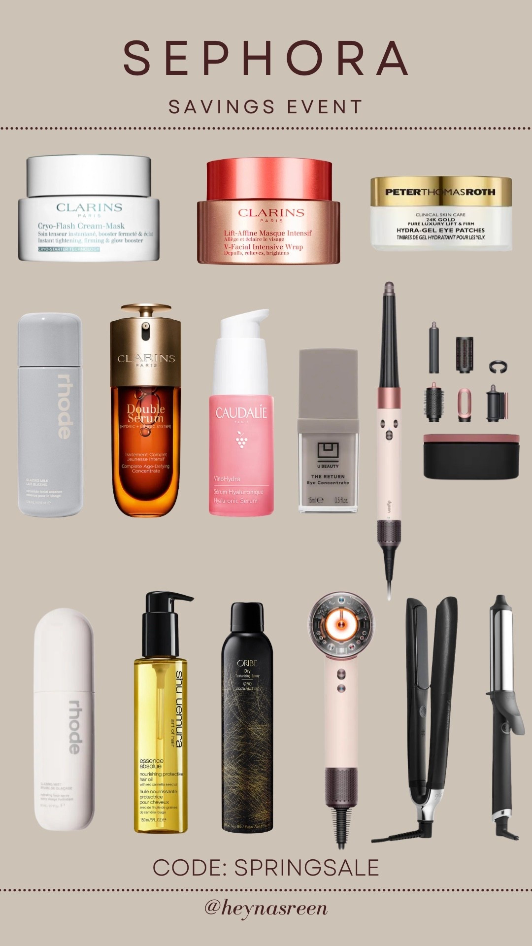 My fav skincare, hair products & tools from Sephora are all on sale right now! 