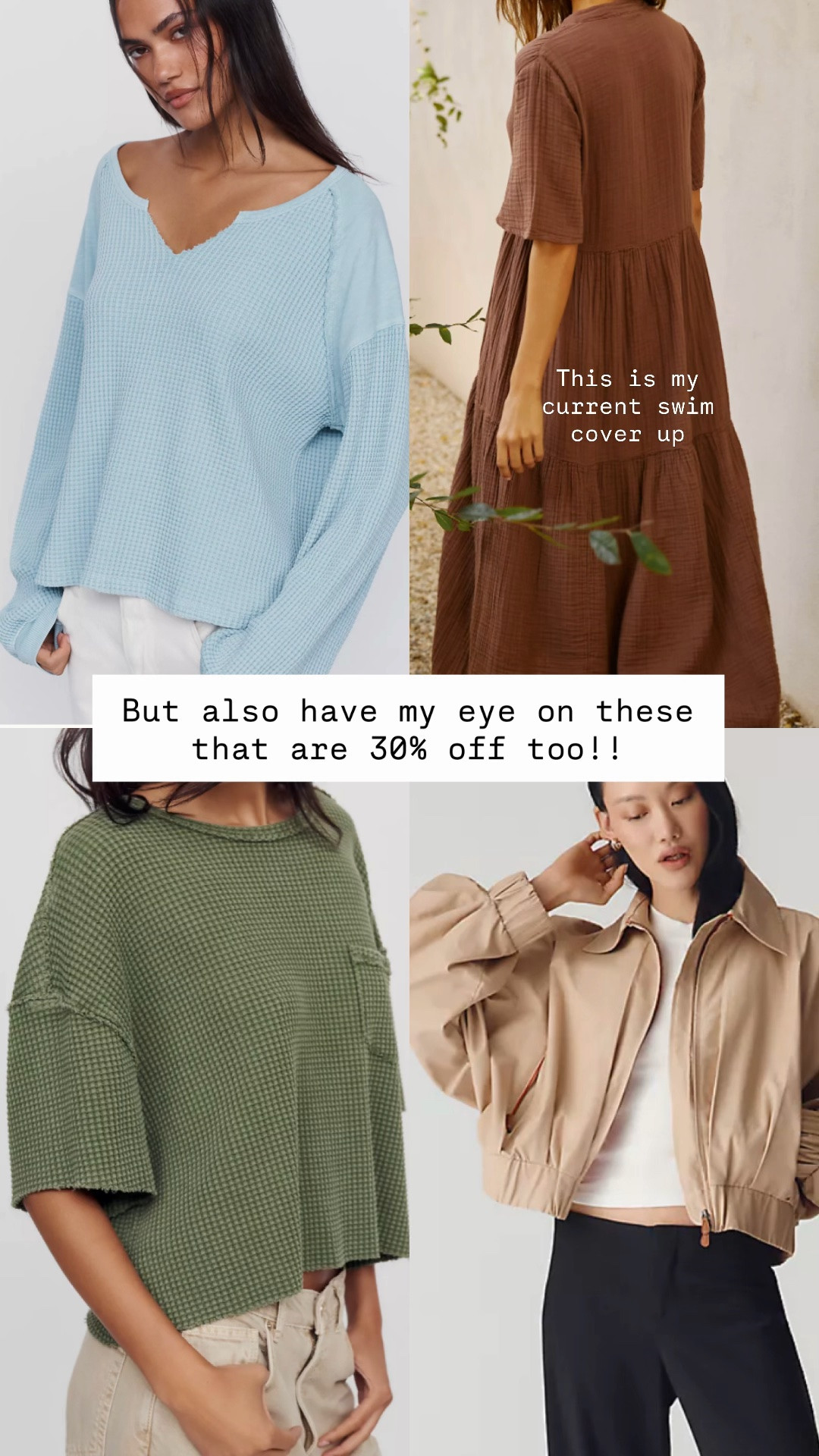 30% off new arrivals at Anthro 
@Anthropologie￼