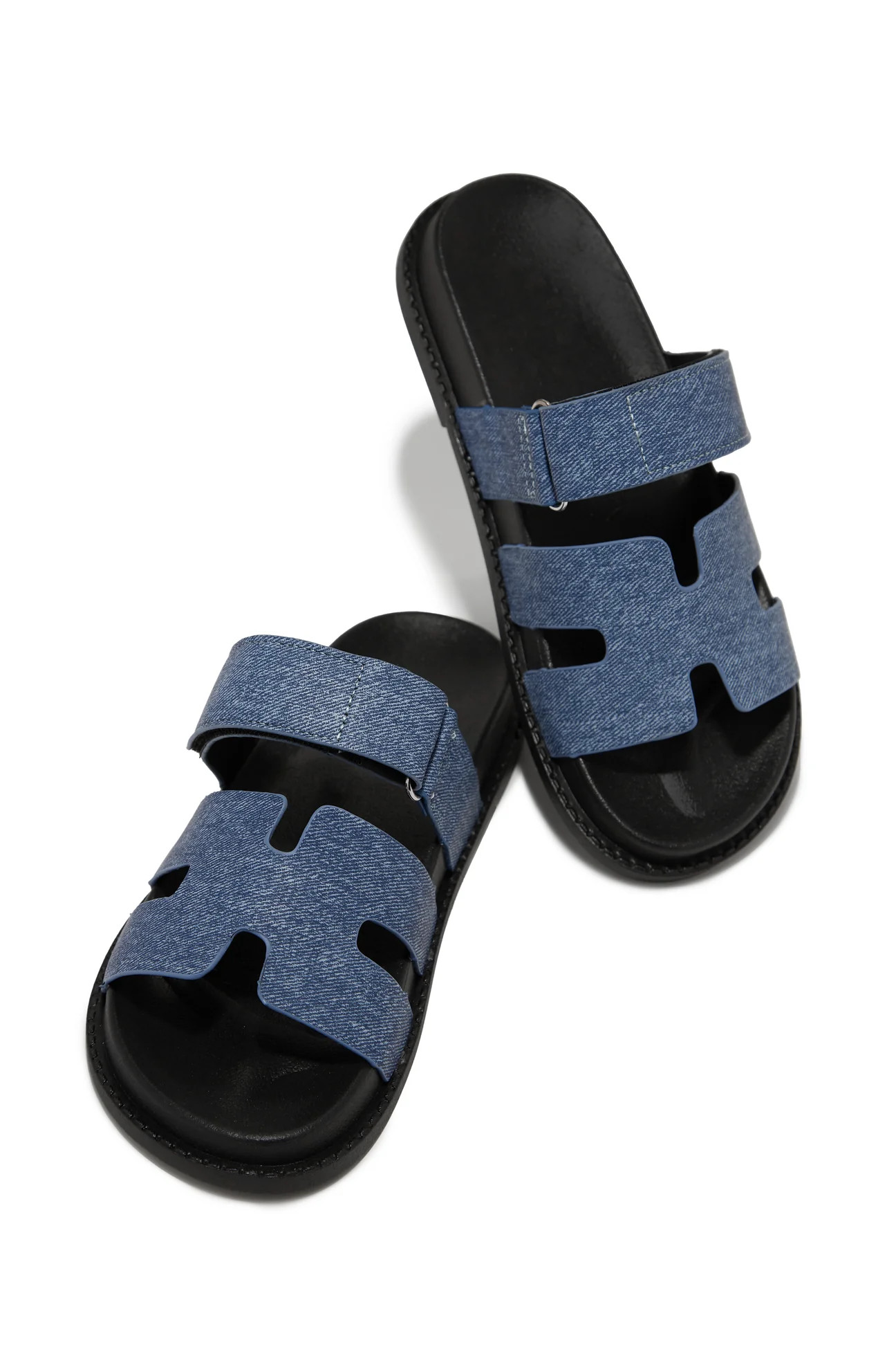 Miss Lola | Evana Pink Slip On Sandals | MISS LOLA
