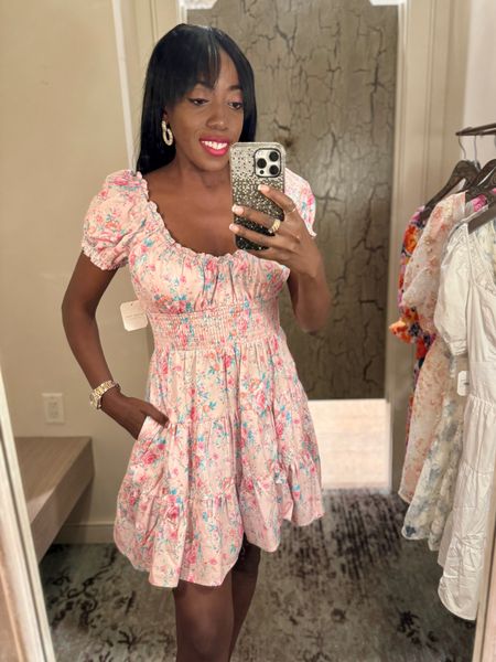Spring Dresses 
This floral dress has side pockets, runs true to size. Wearing a small. 

Dress, Spring Outfit, Spring Dresses, 

#LTKParties #Ootd

#LTKSeasonal #LTKstyletip #LTKover40