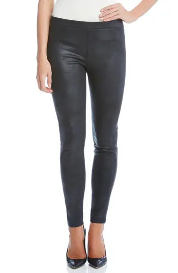 Women's Karen Kane Stretch Faux Leather Skinny Pants, Size X-Small - Black | Nordstrom
