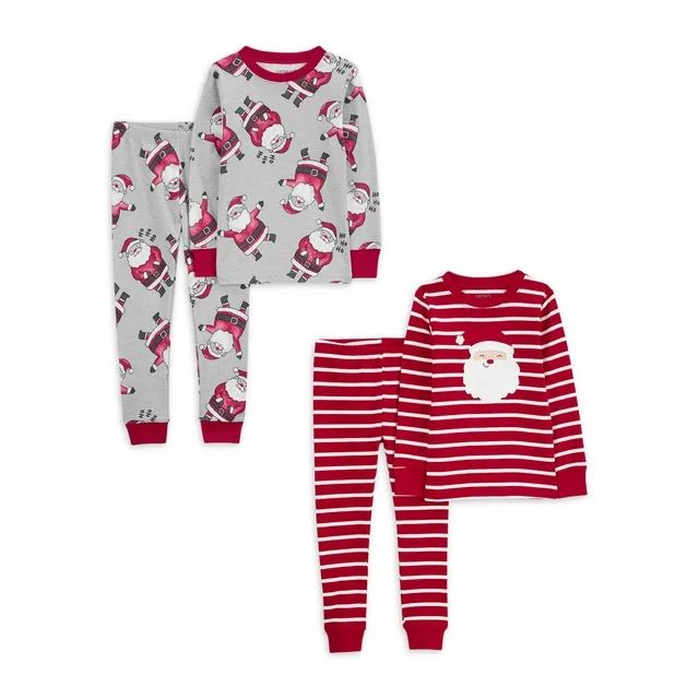 Carter's Child of Mine Baby and Toddler Unisex, Christmas Pajama Set, 2-Pack, Sizes 12M-5T | Walmart (US)