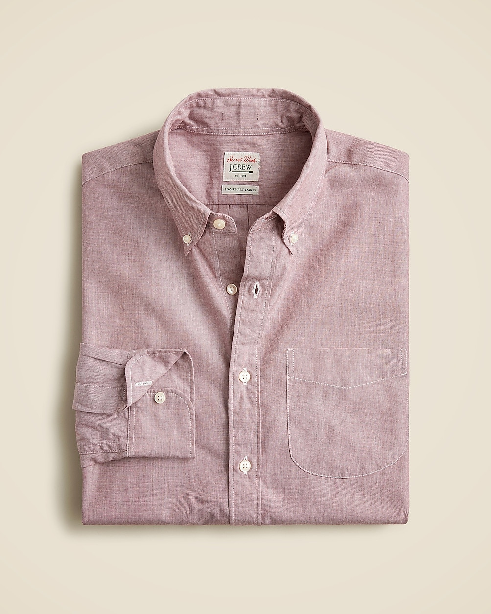 Secret Wash cotton poplin shirt | J. Crew US