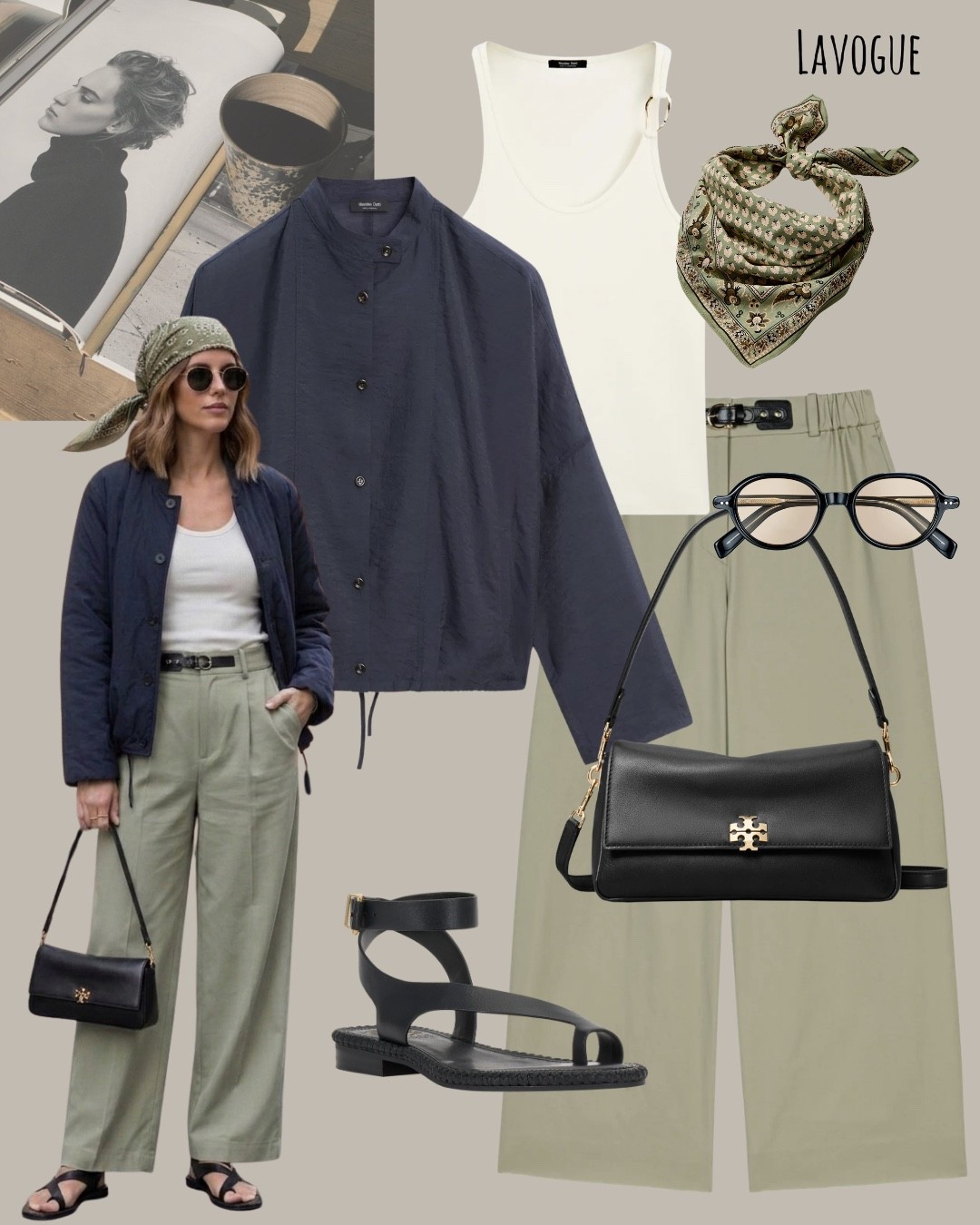 Loving this navy bomber jacket layered over a cream top and khaki cargo pants, finished with a black bag, sandals, and a scarf for an easy, put-together look. Perfect for days when comfort and style go hand in hand.
Shop Below 👇🏼 

#LTKStyleTip #CasualStyle #EverydayOutfit #NeutralStyle #SpringStyle #SummerStyle

#LTKootd #LTKSeasonal
