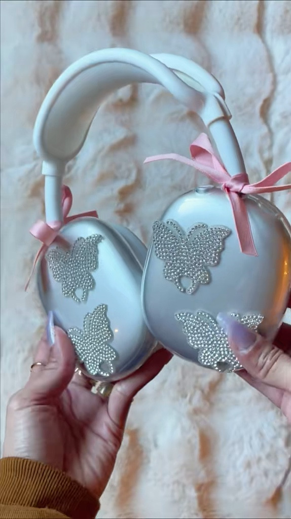 Cute AirPods Max Case Cover 💕 | Butterfly & Bow Y2K Aesthetic

airpods max case cover, butterfly airpods case, bow airpods max cover, girly aesthetic tech accessories, cute airpods max inspo, coquette style headphones case
