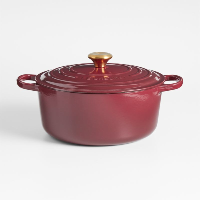 Le Creuset Classic 7.25-Qt. Rhône Enameled Cast Iron Dutch Oven + Reviews | Crate & Barrel | Crate & Barrel