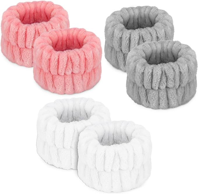Women's Wrist Towels for Washing Face, Microfiber Wrist Spa Wash Towel Band, Face Washing Wristba... | Amazon (US)