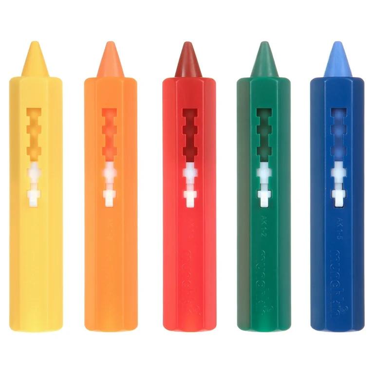 Munchkin® Draw™ Washable Non-Toxic Toddler Bath Crayons, Unisex, 5 Pack | Walmart (US)