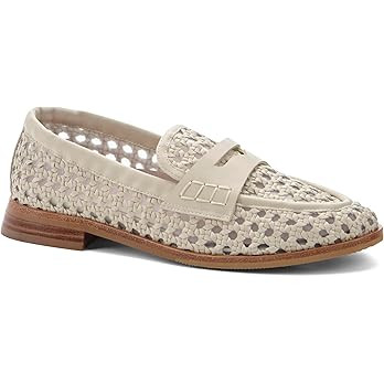 Johnston & Murphy Womens Gillian Woven Penny Loafers | Amazon (US)