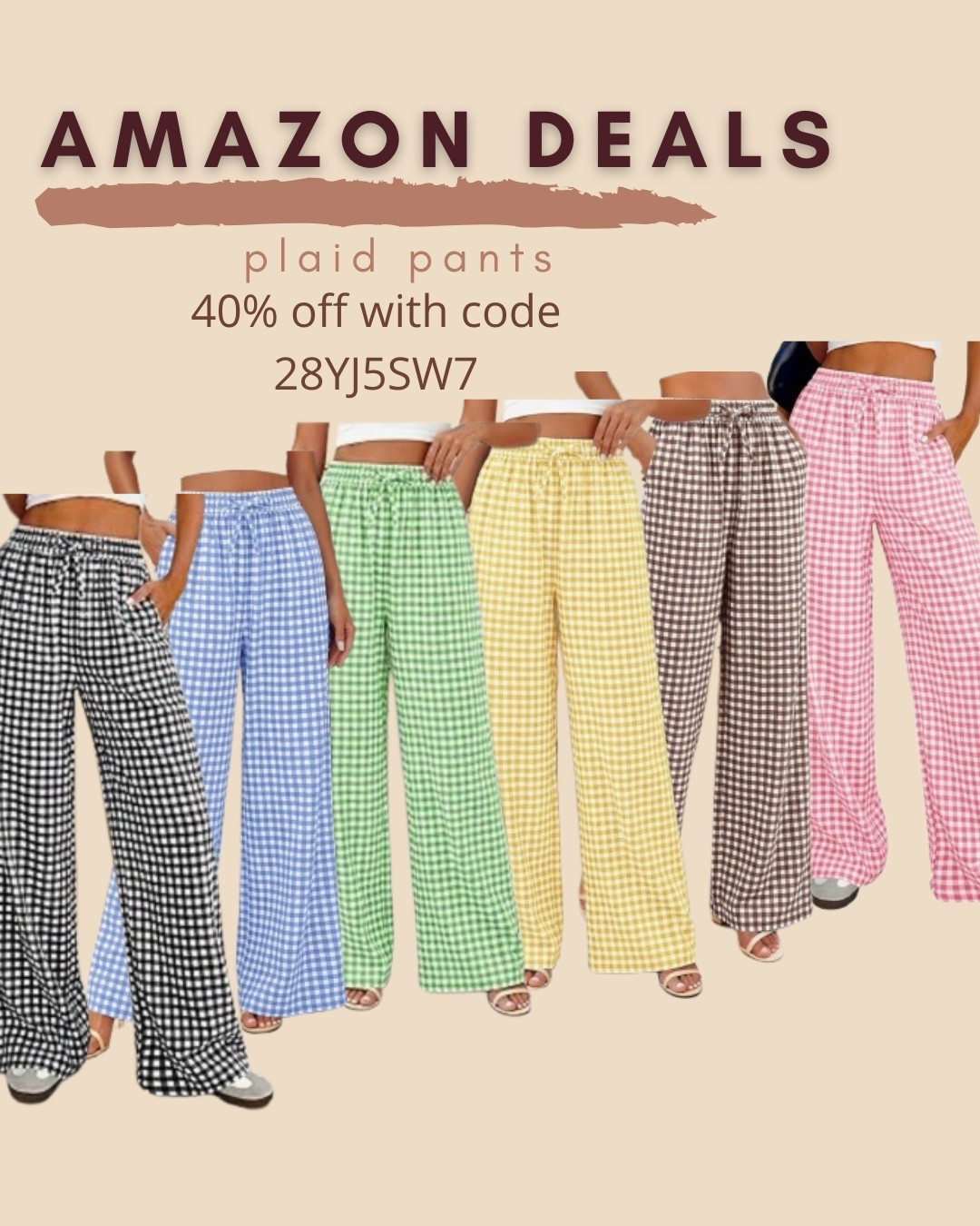 $18 ends 6/14

Amazon fashion
Amazon deals
Plaid pants
Lounge pants
Comfy pants

#LTKSaleAlert