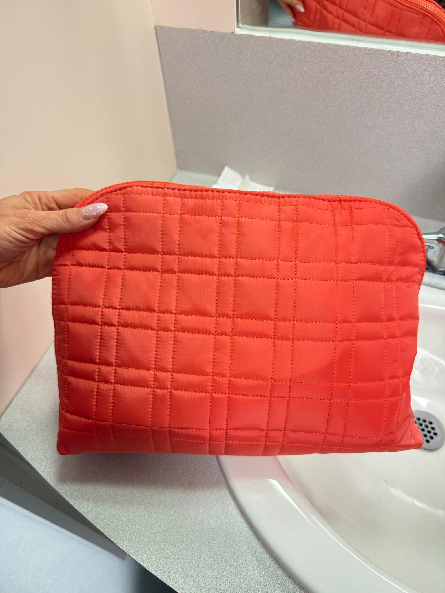 This makeup bag from Target is so reasonable & so cute! It fits all of my essentials 🧡

#LTKmomlife #LTKdayinmylife #LTKselfcare