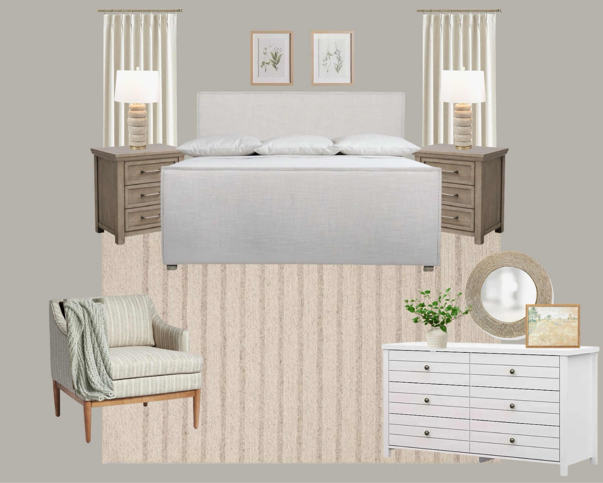Light & Airy Primary Bedroom

#LTKhome #LTKstyletip