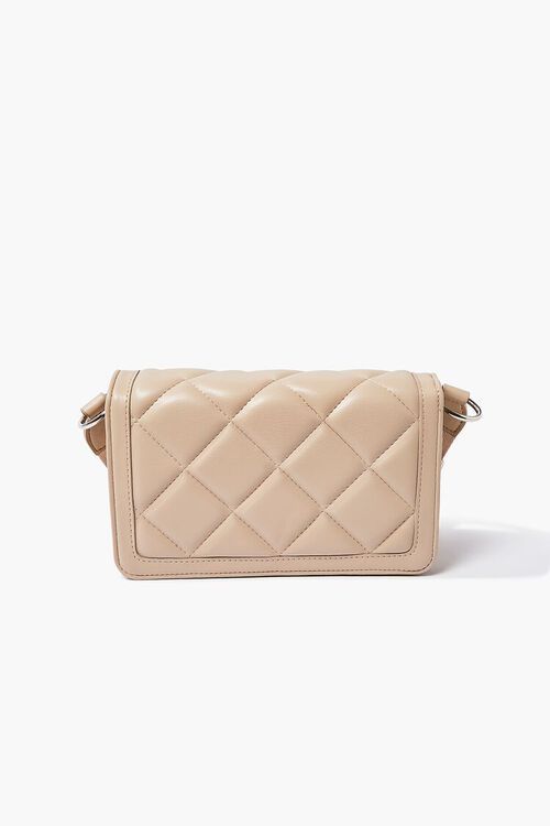 Quilted Grosgrain-Strap Crossbody Bag | Forever 21 (US)