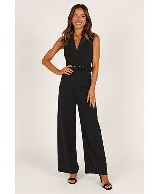 Petal and Pup Women's Sienna Belted Jumpsuit - Macy's | Macy's