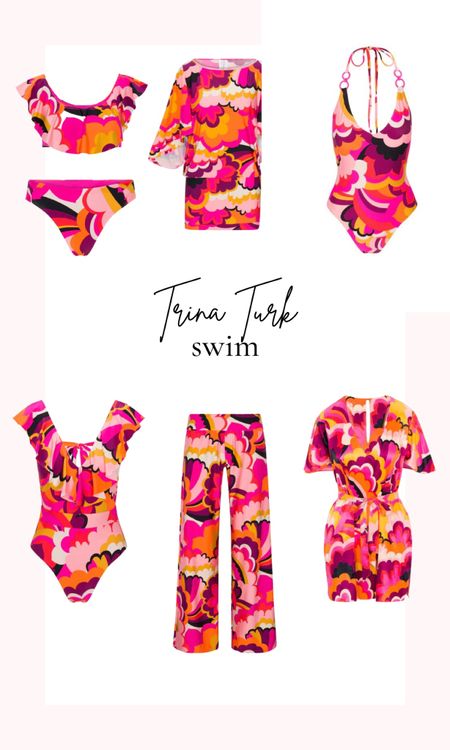 Swimwear and poolside resortwear with @trinaturk Colorful and styles for every figure type. 
#swimwear #swimsuit #summerstyle #bikini #tankini #onepiece 

#LTKswim #LTKtravel #LTKSeasonal