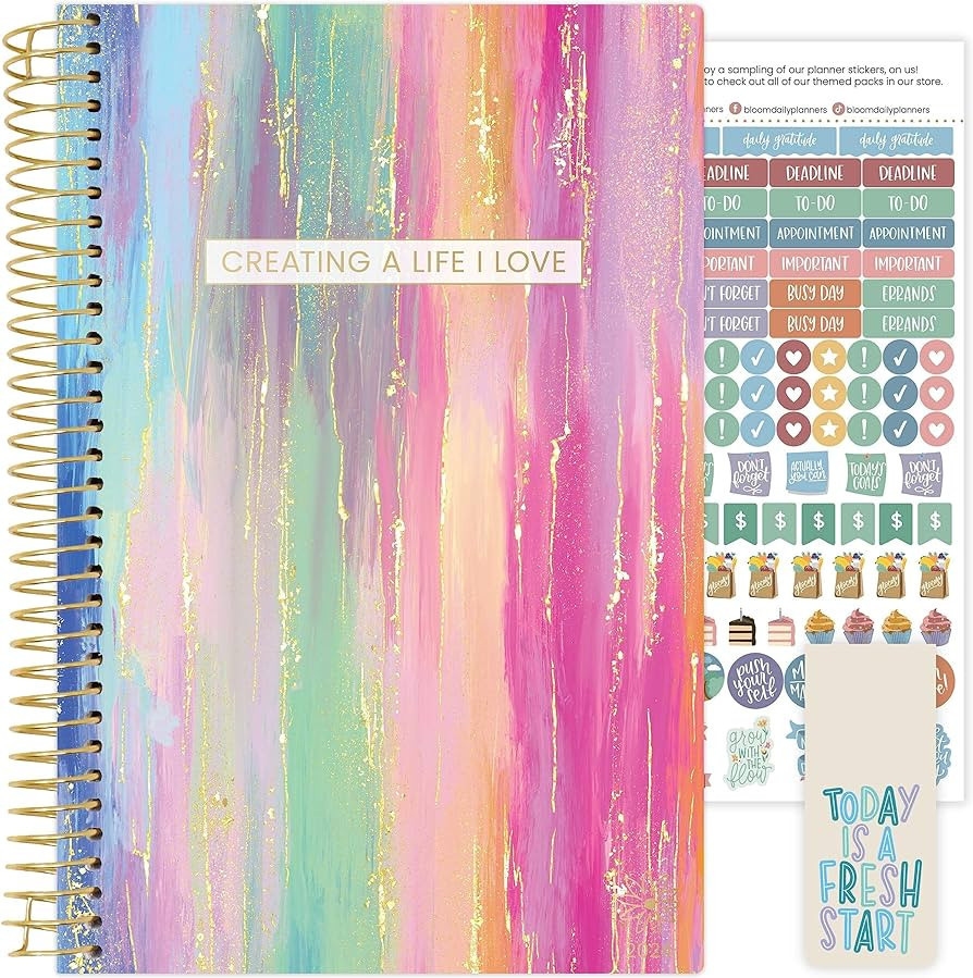bloom daily planners 2024 Calendar Year Day Planner (January 2024 - December 2024) - 5.5” x 8.2... | Amazon (US)