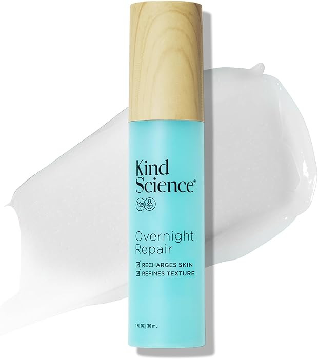 Kind Science Overnight Repair Night Moisturizer for Face - Night Cream for Women Anti Aging to Re... | Amazon (US)