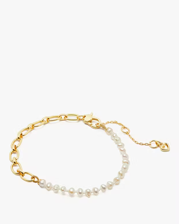 One In A Million Chain & Pearl Line Bracelet | Kate Spade (US)