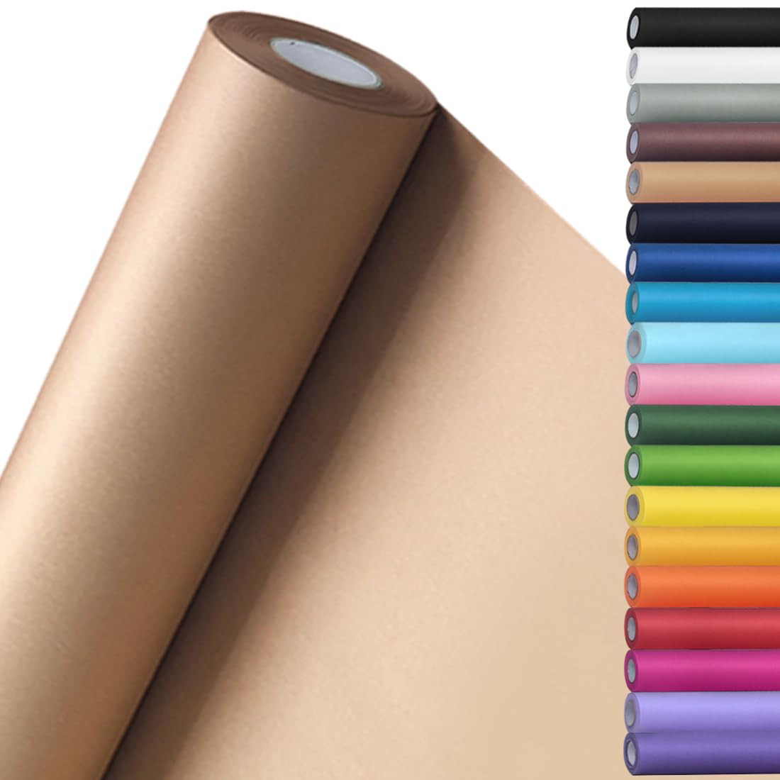 SMART&CASUAL 15" x 450" (37.5') Kraft Paper Roll for Art Craft Supplies Gift Wrapping Moving Pack... | Amazon (US)