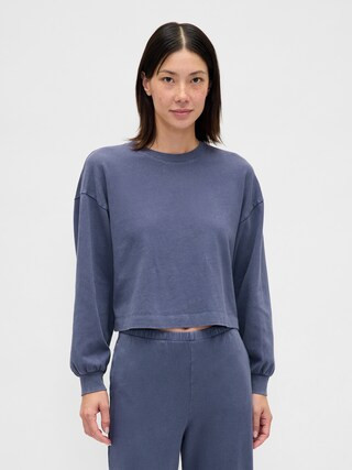 Heavyweight Crop Sweatshirt | Gap (US)