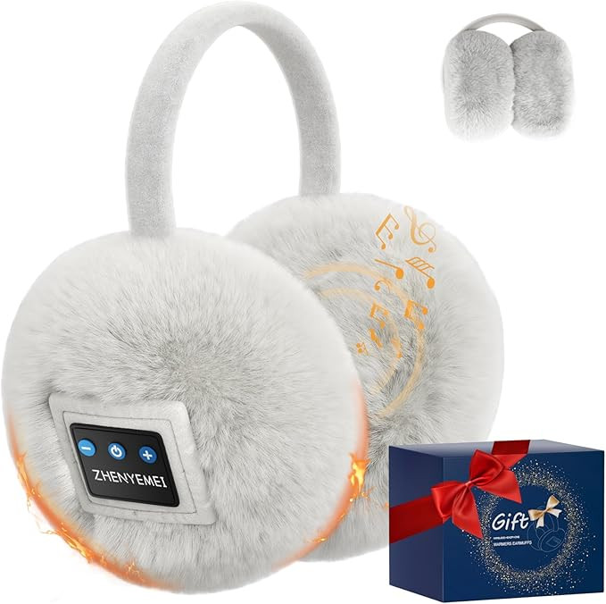 Bluetooth Ear Muffs for Winter Wireless Ear Warmers Headphones with HD Speakers and Microphone fo... | Amazon (US)