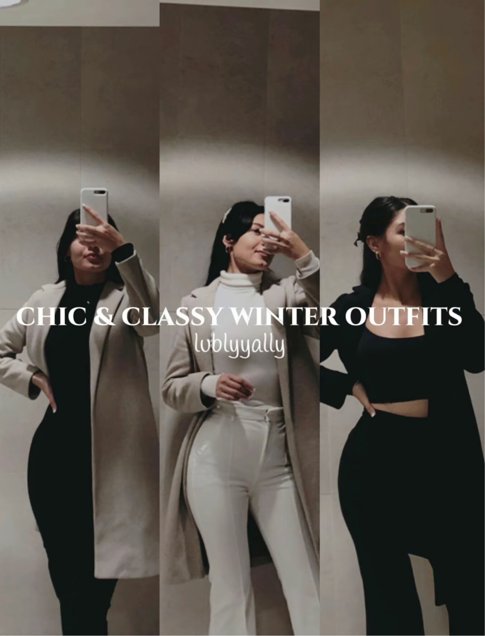 Chic classy winter outfits ❄️ 

#LTKfindsunder100 #LTKstyletip #LTKSeasonal