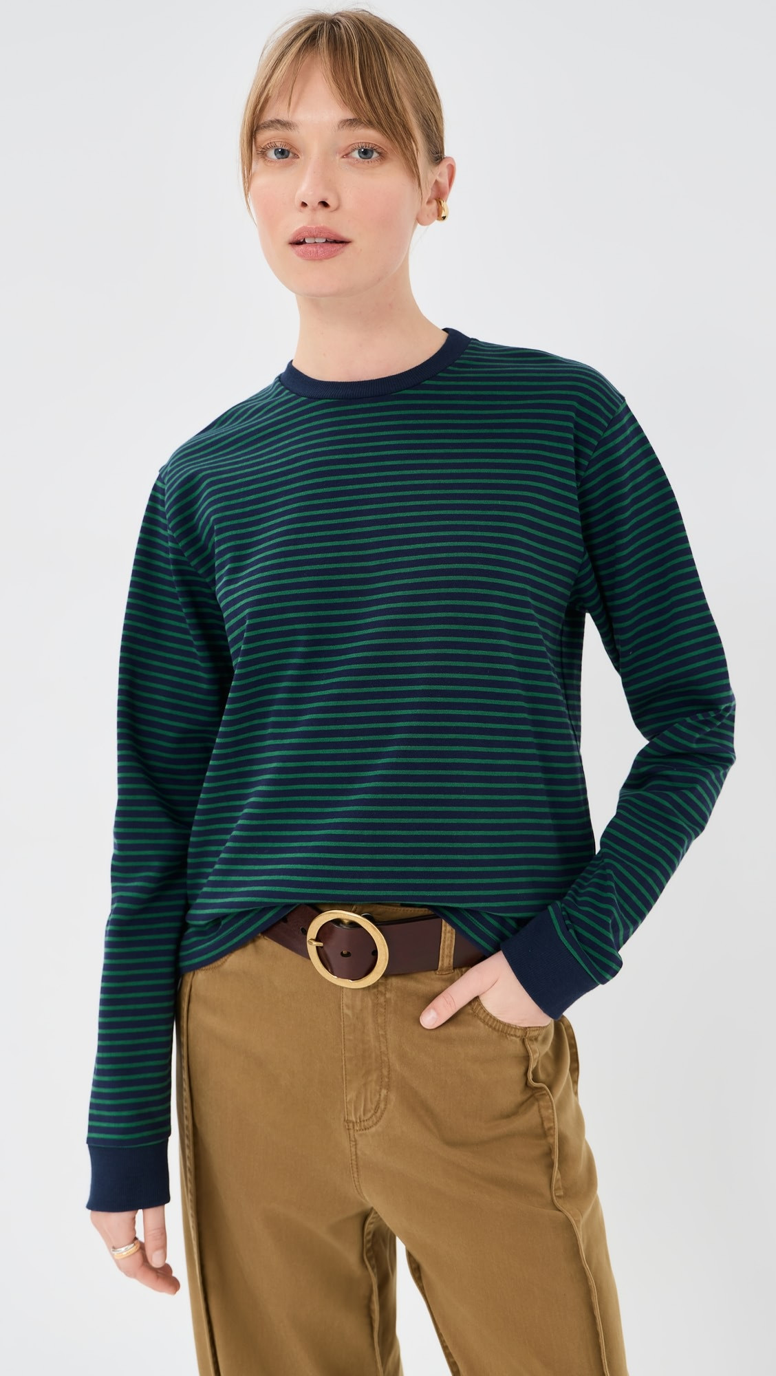 Striped Perfect Long Sleeve T-Shirt | Shopbop