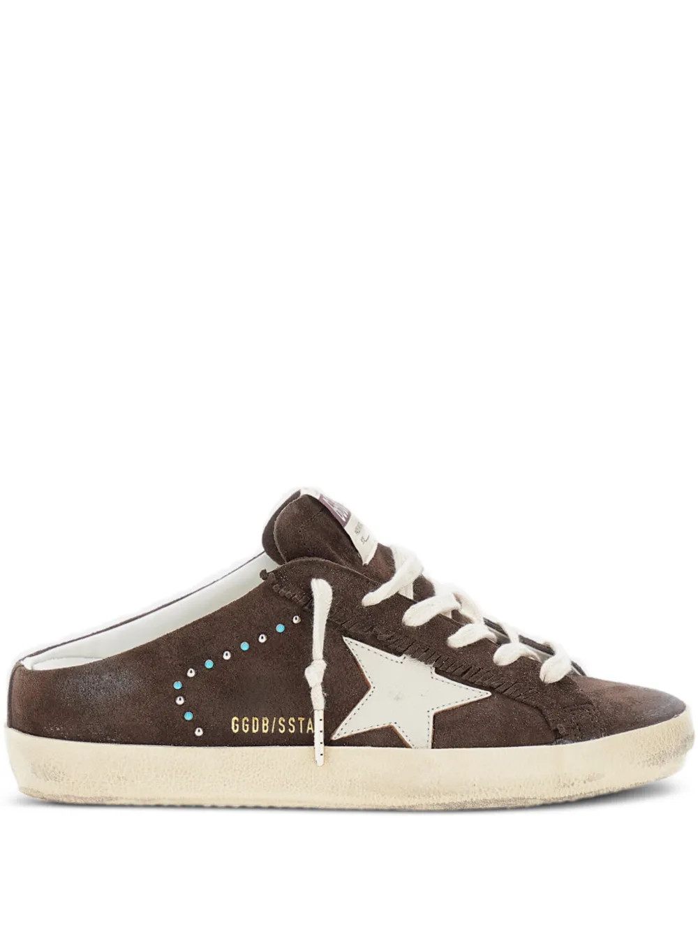 Golden Goose Super-star Suede Sabot Sneakers | Brown | FARFETCH | Farfetch Global