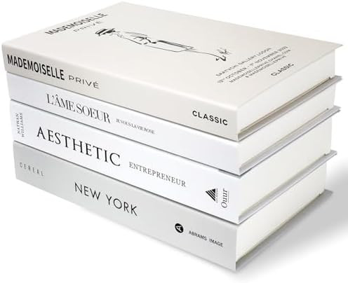 4 Pcs Faux Books for Decoration, Modern Fashion Decorative Books Set for Hardcover Home Decor, Fa... | Amazon (CA)