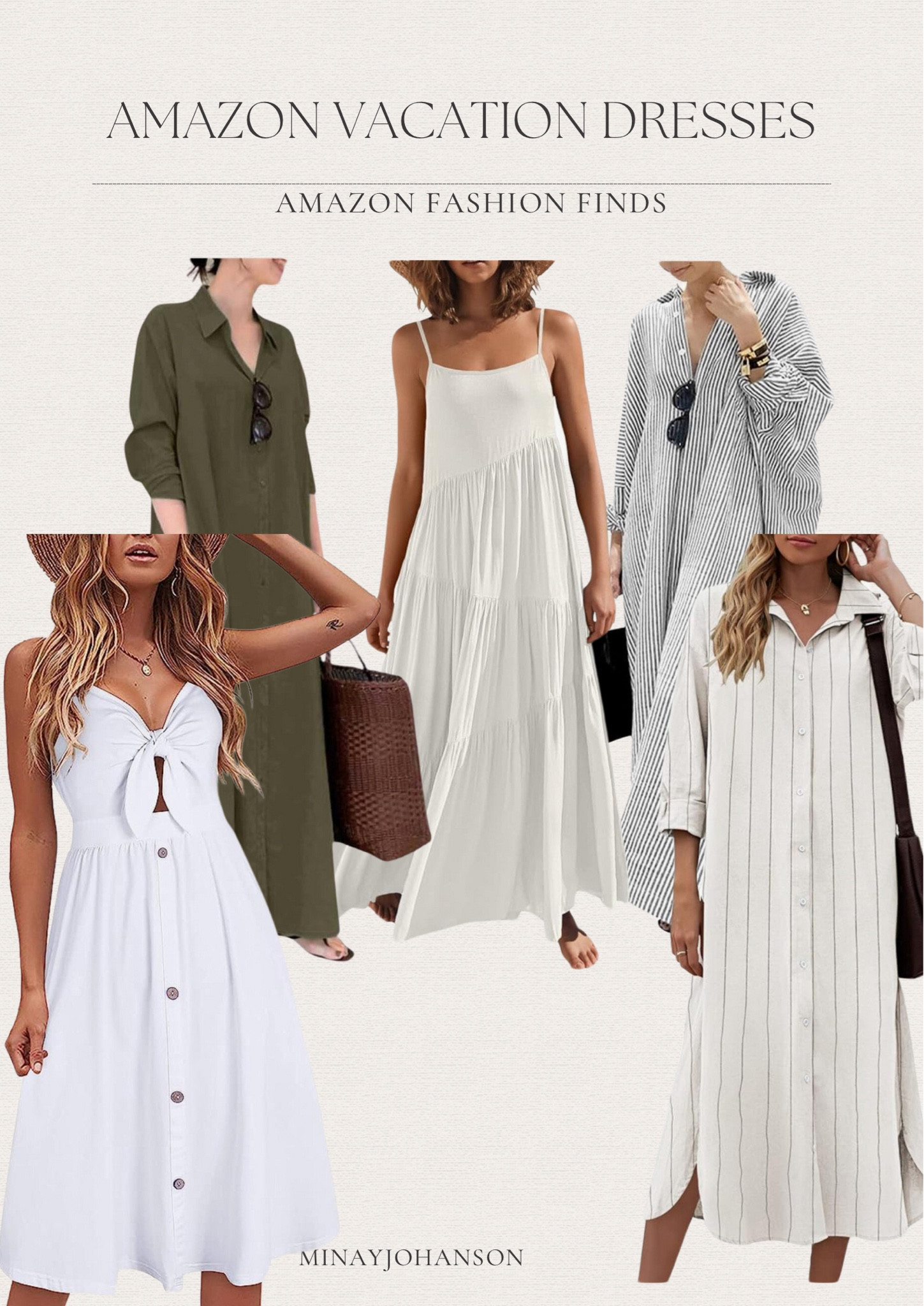 Amazon Vacation Dresses✨ 


Amazon prime day, Amazon dresses, Amazon fashion finds, Amazon finds, ootd, vacation dresses, summer dresses, white dress, chic dresses, outfit ideas, date night outfit, beach vacation outfitt, sandals, itbag, purse, woven bag

#LTKFindsUnder100 #LTKFindsUnder50 #LTKStyleTip