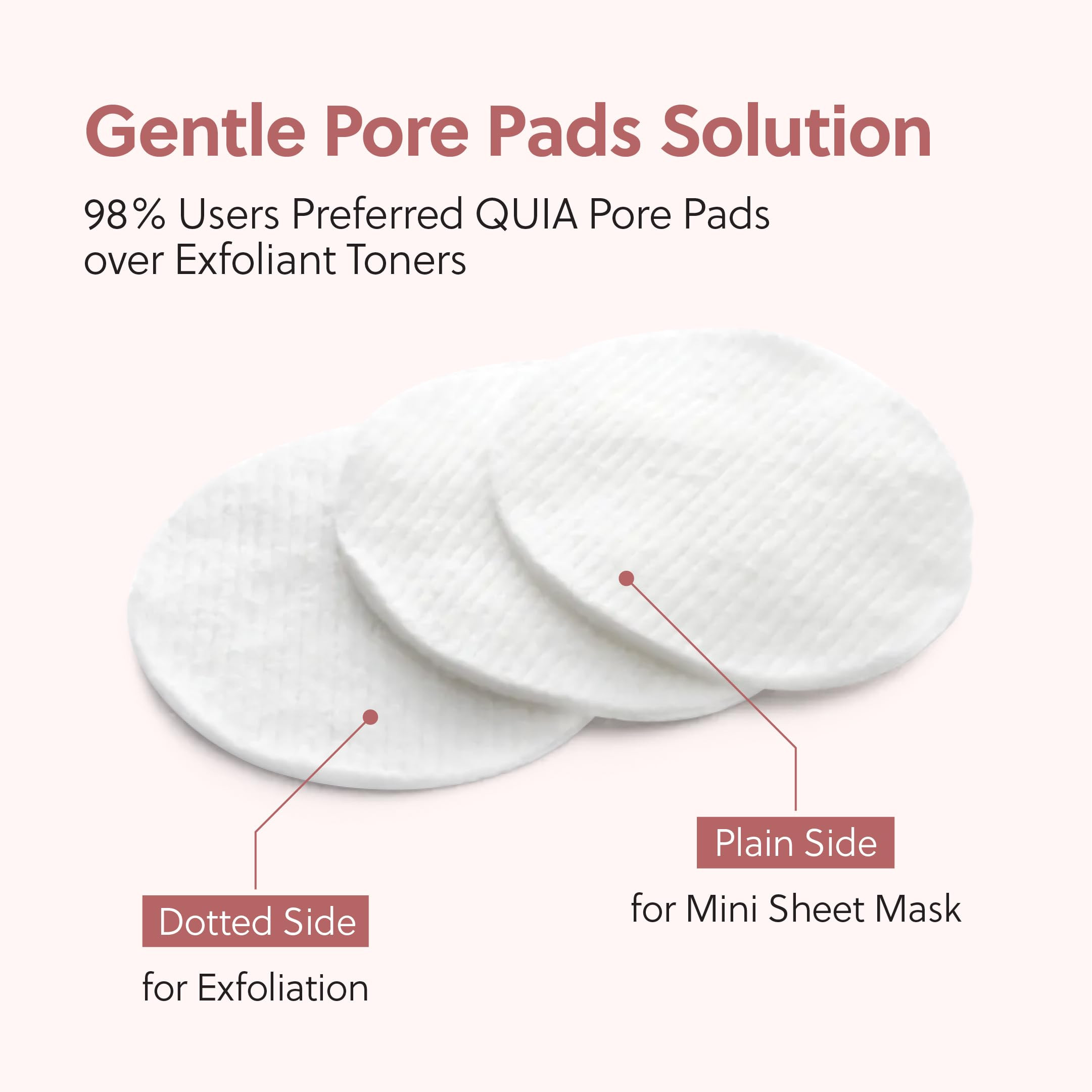 QUIA Dual-Action Toner Pads – Exfoliate and Hydrate Pores in One Step – Soothing PHA Formula ... | Amazon (US)
