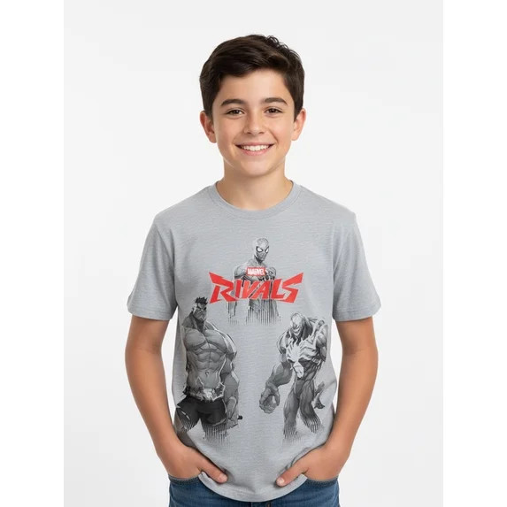 Marvel Rivals, Boys' Graphic T-Shirt, Rivals 01, Sizes 4-18 | Walmart (US)