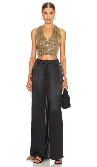 Ada Top in Gold | Revolve Clothing (Global)