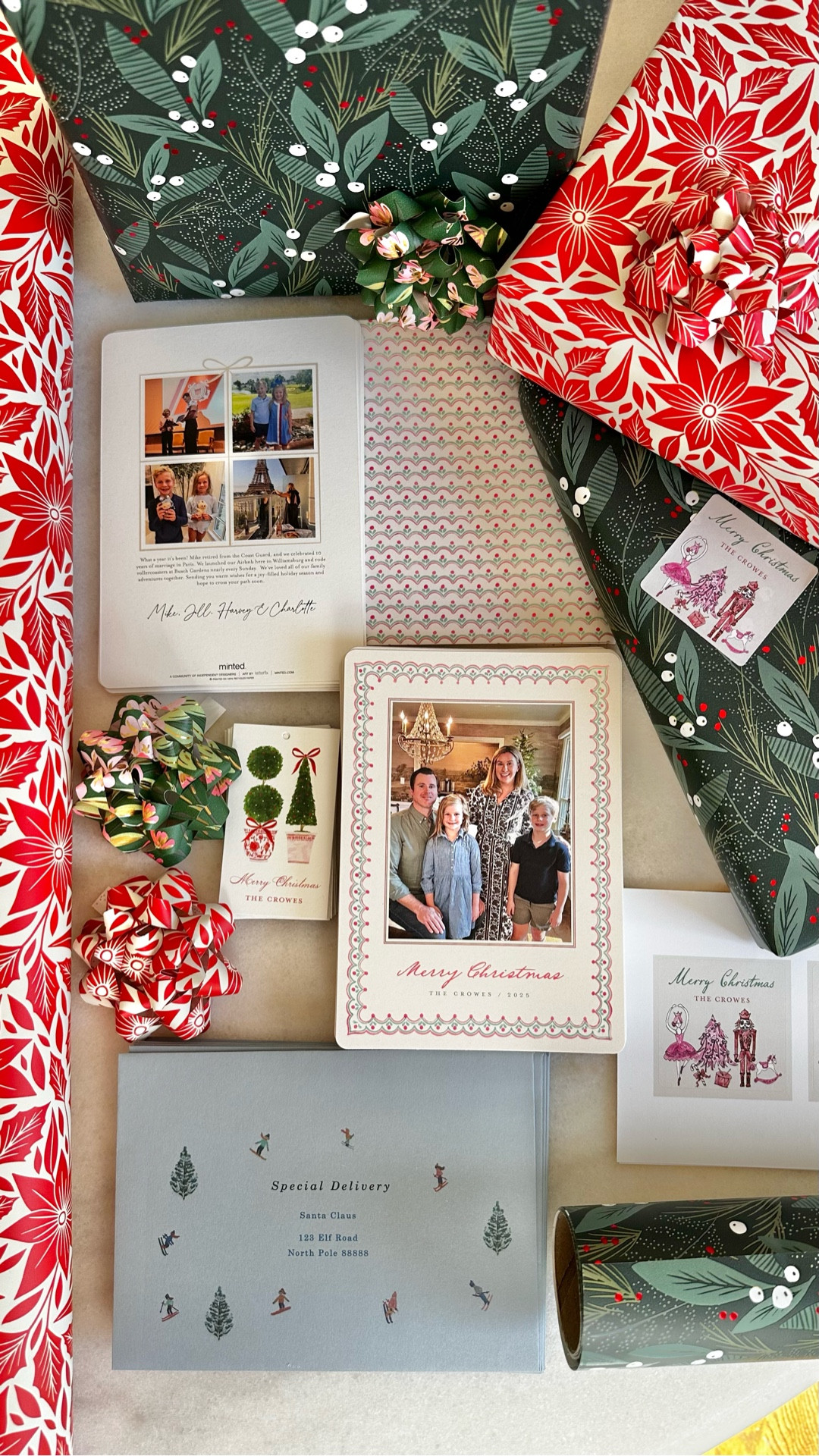 I’ve used Minted for our Christmas cards for years now, and honestly… it’s become one of my biggest holiday time-savers. ✨ What used to be something I’d put off is now SO easy — Minted saves all of our addresses year-to-year and even prints them directly onto the envelopes. Bless. 
🎄🎄
And it’s not just cards! Minted also has customizable gift tags (so cute!) plus beautiful wrapping paper and bows to make gifting feel fun again. It’s truly made the whole season easier and more 
enjoyable for me.
Use my code JILLHOLIDAY (all caps!) to save 20% on stationery and gifts. * some exclusions apply 

 #LTKGiftGuide #LTKHome #LTKHoliday