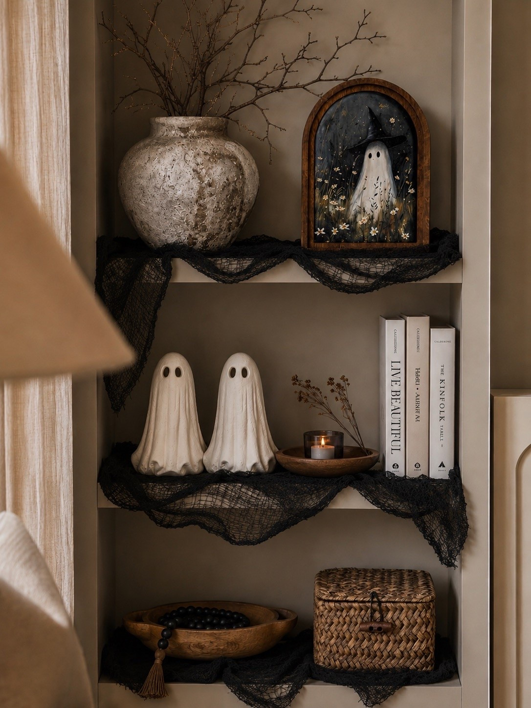 Amazon Halloween Shelf Decor

The easiest way to give your shelves a spooky seasonal refresh without losing that cozy, collected look. 👻 These Amazon Halloween finds mix neutral ghosts, moody artwork, warm textures, and creepy cloth for the perfect layered Halloween moment.

Follow @farmtotablecreations on Instagram for more home finds and styling inspiration.

#AmazonHalloween #HalloweenDecor #HalloweenHomeDecor #ShelfStyling #AmazonHomeFinds #HalloweenShelfDecor #FallHomeDecor

#LTKSeasonal #LTKHome #LTKSaleAlert