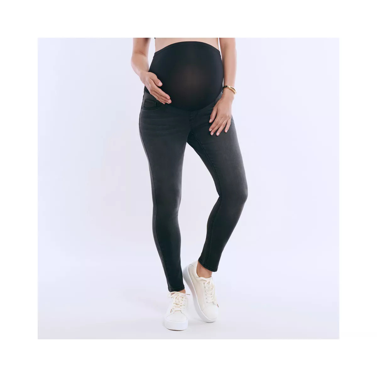 Women's Secret Fit Over the Belly Ankle Length Skinny Jeans | Motherhood Maternity | Target