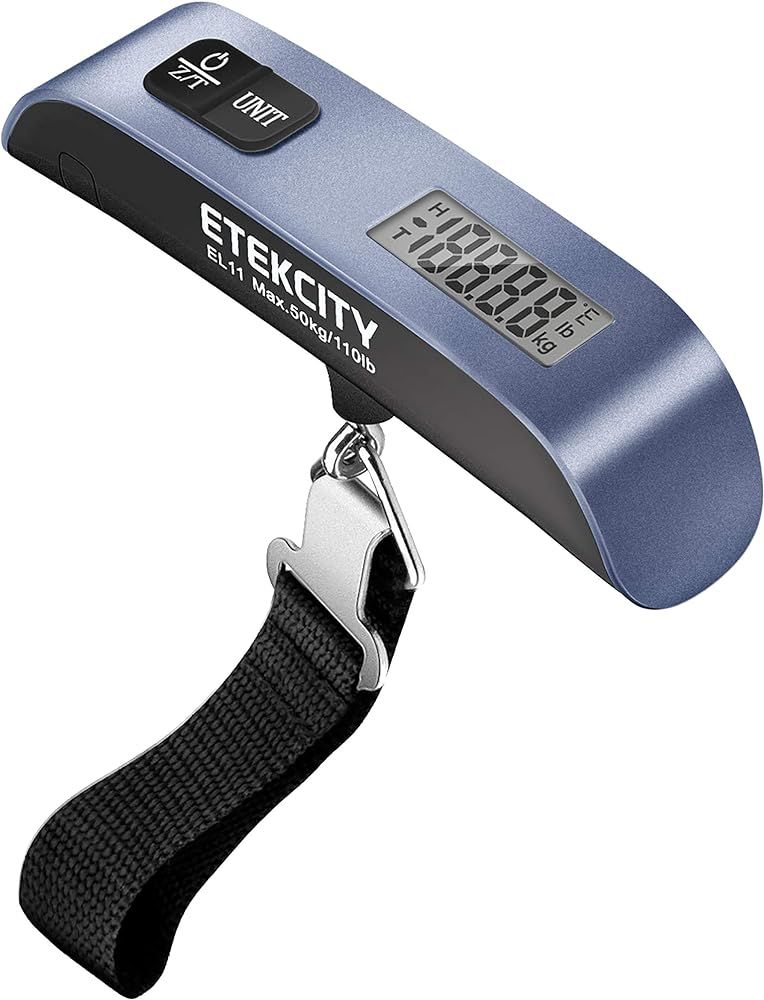 Etekcity Luggage Scale, Digital Suitcase Weight Scales for Travel Essential Accessories, Portable... | Amazon (US)