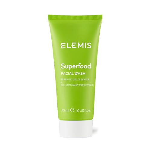 ELEMIS Superfood Facial Wash, 30ml – Revitalizing Daily Prebiotic Gel Wash, Gently Cleanse, Nourish & Balance Skin for Glowing Complexion, Hydrating Facial Cleanser to Remove Grime | Amazon (US)