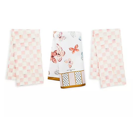 MacKenzie Childs Exclusive Set of 3 Dish Towels | QVC
