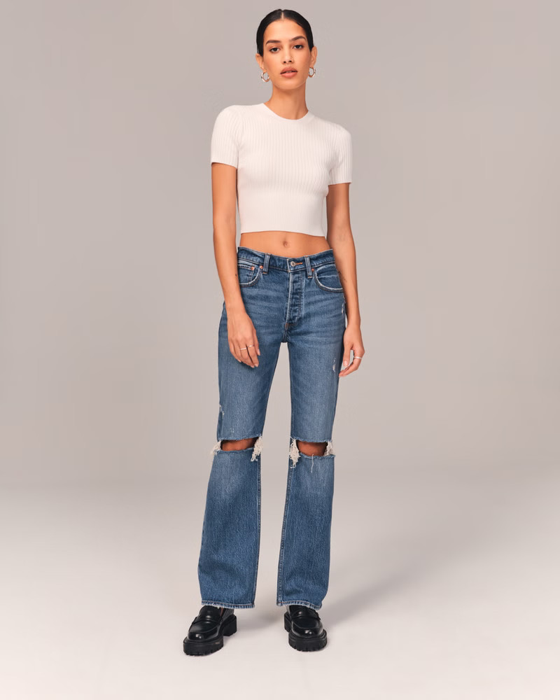 90s Low Rise Baggy Jeans | Abercrombie & Fitch (US)