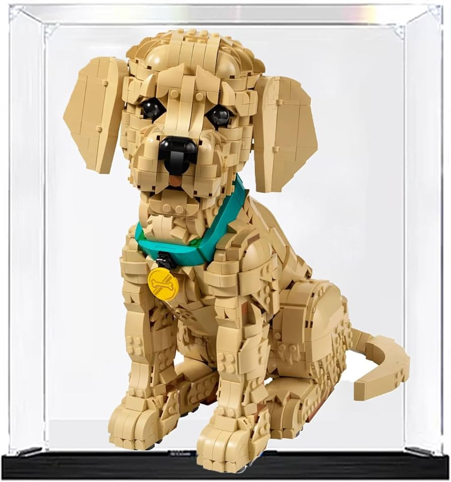 Acrylic Display Case for Lego 11384 Golden Retriever Puppy , Dustproof Display Box Showcase ,Gift... | Amazon (US)