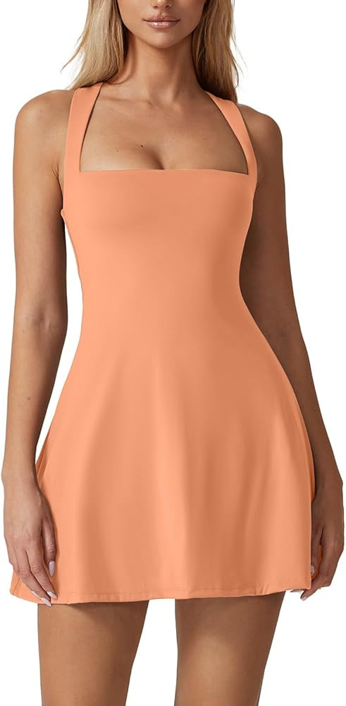 QINSEN Tennis Dress Golf Athletic Dress | Amazon (US)